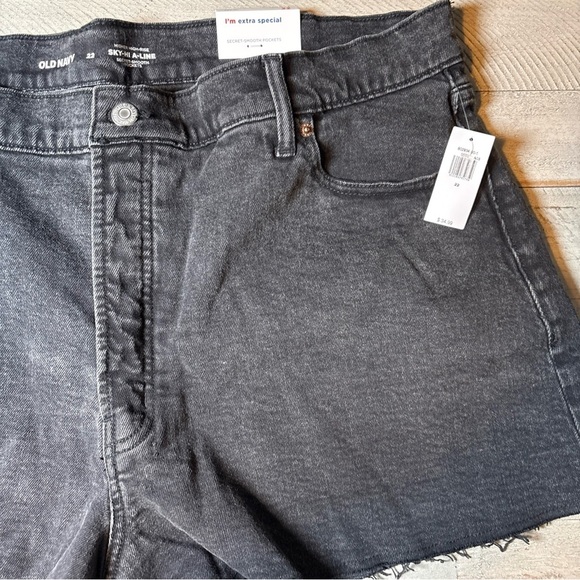 Old Navy 22 High High Rise Sky, High Airline, Secret, Smooth Pockets, Black - Picture 2 of 14